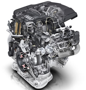 moteur Audi 3.0 TDI V6 Euro 6